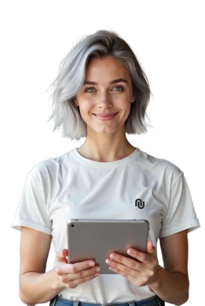 Nele, Assistentin der ERP Software stepd für kleine und mittelständische Unternehmen